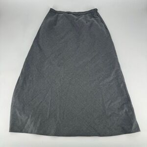 Pendleton Wool Skirt Size 8 Gray A-Line Midi Skirt Made in USA
